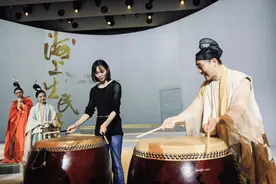 奥运健儿探班“海上生民乐”，和上海民乐团“笑傲江湖”图片
