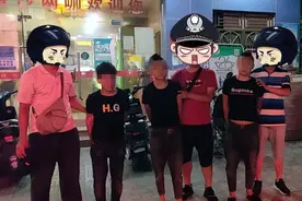 昨天，石龙公安抓5人连破5案图片