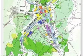 高清！四川省乐山市城市总体规划图，乐山人收藏了图片