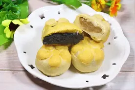 教你在家做流心月饼，方法简单，一岁宝宝就能吃，比买的还好吃图片