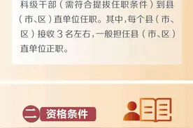 河南优秀年轻干部请注意：吃劲岗位墩苗历练，机会来啦图片