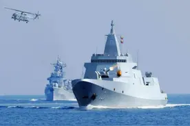 中国开始自由航行！6艘军舰组成编队，进入日本海参加“派对”图片