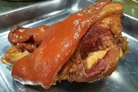 我家猪肉从来不用刀切，老方法教会你，一锅做一个，年夜饭必备图片