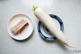 美食日记之十二——五花肉烧白萝卜图片
