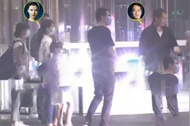 万人迷陈好一家外出吃饭，百亿老公英俊帅气，三个孩子罕见露面图片