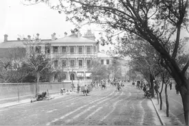 老照片：1887年的上海外滩，十里洋场的真实写照图片