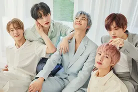 NCTdream时尚海报：罗渽民蓝色西装超欲，朴志晟侧脸绝了图片