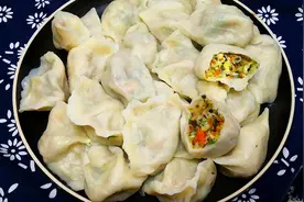 立冬吃饺子，最爱这个馅，食材非常简单，好吃不贵营养高，太香了图片