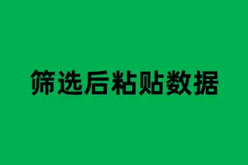 筛选后粘贴数据，难倒无数人，其实这3种方法都能轻松搞定图片
