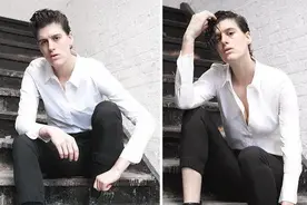 女孩长着一张男人脸，被嘲笑变性人，如今却成了比男人还帅的超模图片