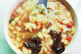7种食材做锅懒人版烩麻食，简单易做，美美哒咥上一碗，胃暖暖哒图片