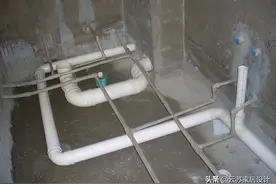 下沉式卫生间错误案例解析。防堵防臭才是关键，一定要有二次排水图片