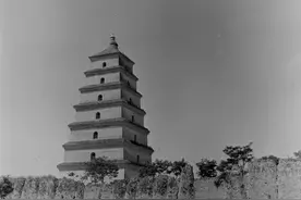 1940年的大雁塔景点，今昔对比，变化令人惊叹图片