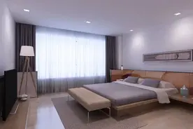 卧室筒灯怎么布置？筒灯设计合理，卧室令人舒适图片