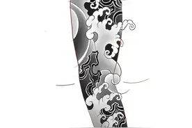 纹身素材——日式传统手稿图片