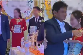 越南土豪婚礼！岳父送新郎30亿现金、价值30亿的土地、十斤金饰图片