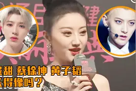 景甜回应被说和蔡徐坤黄子韬长得像：大约是失散多年的弟弟视频封面