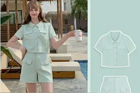 糖果色系的穿搭，非常少女，直击你的心图片