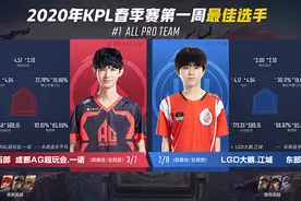 AG一诺LGD大鹅江城当选KPL首周最佳选手，久诚最佳中路输出惊人图片