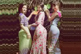 筒裙为啥是缅甸女人的最爱？当她们脱去后，瞬间就明白了图片