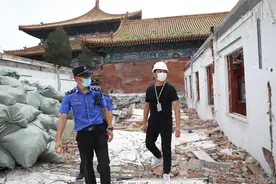 北京东城：太庙拆除6000余平米非文物类建筑物图片