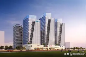 揭阳榕江新城新甲级写字楼丨广建粤东总部大厦主体结构通过验收图片