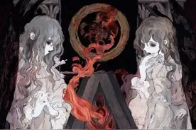 病娇 黑暗的插画，你会喜欢吗？画师：yuk图片