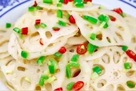 教你“凉拌藕片”更好吃的技巧，脆嫩亮白不发黑，热菜前用来下酒图片
