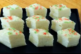 千层油糕：扬州特色早点，学会家庭做法，香甜细腻，比发糕更好吃图片