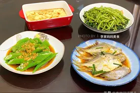 福建一家5口的午餐，走红朋友圈，营养美味，网友：能蹭饭吗图片