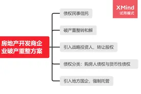 房企破产重整常见方案图片