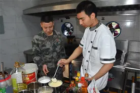 炊事班里有个“大师”图片