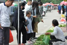 城里人苦寻的“野菜”，农村大婶挖了一大堆，卖价不高遭疯抢图片