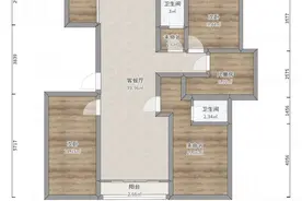 【标榜股份 六安梦享家装饰】万融领秀城130㎡现代风格装修案例图片