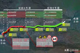 出行注意！成乐高速这些路段将进行交通管制和限速调整图片