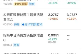 6.21号基金收益，今天又是吃土的一天呀，白酒挣的都快倒进去呀…图片
