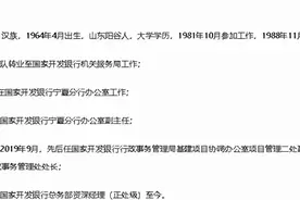 刚刚！国家开发银行“元老级”员工公告被查图片