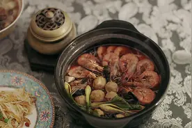 延禧攻略｜皇上的素膳、魏璎珞的大虾火锅和点心，还有永琪的点心图片