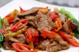 炒牛肉好不好吃，这3点是关键，教你做法，出锅鲜嫩多汁，没膻味图片