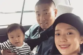 姜Gary公开媳妇正面照，终于看清楚人，和宋智孝比还是差一些图片