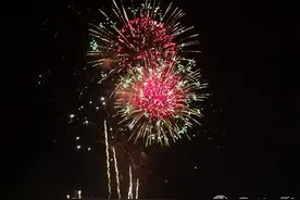 刚刚，厦门金门焰火璀璨对放，共祝平安幸福！美图+视频来了图片
