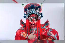 川剧变脸千百变，愿人间山河变笑颜图片