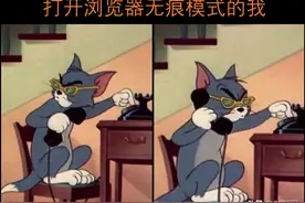 梗图合集：打开浏览器无痕模式的我图片