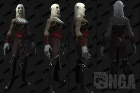 魔兽世界9.0前瞻：新种族吸血鬼的模型和男女特色订制一览图片