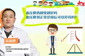 血压降的越快越好吗？血压降到正常范围后可以停药吗？视频封面
