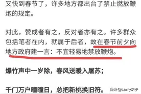 浅谈“人民日报建议地方政府不宜禁放鞭炮”的观点图片
