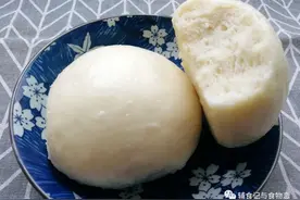「辅食记」自制大白馒头，暄软有嚼劲，能吃到麦香，一学就会哦图片