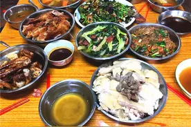 到远嫁江门的姑姑家里拜年，尝到了姑姑亲家做的一桌本地特色菜图片