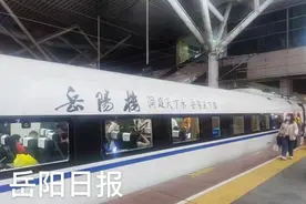坐着高铁去旅行！“岳阳楼”号高铁从北京出发图片