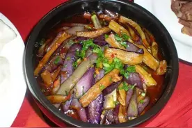 油焖茄子其实很简单图片